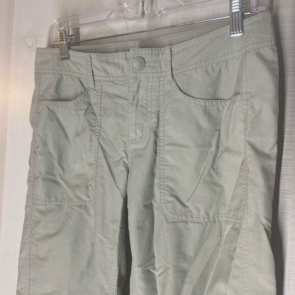 The North Face khaki short court pants capris, size 2 - Picture 4 of 12
